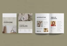 Modern InDesign Product Catalog Template for Business and Branding by DesignCoach