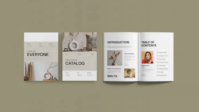 Modern InDesign Product Catalog Template for Business and Branding by DesignCoach