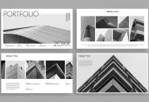 Architecture Portfolio Presentation Template by bourjart for Adobe InDesign