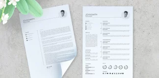 Clean Resume and Cover Letter Template by McLittle Stock for Adobe InDesign