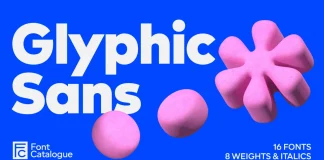 Glyphic Sans Font Family by Font Catalogue