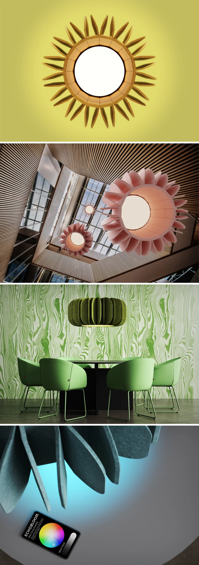 SOUND FLOWER, a flower-inspired light by EchoKit