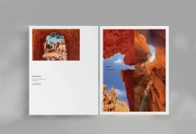 US Letter Size Brochure Template by Refresh for Adobe InDesign