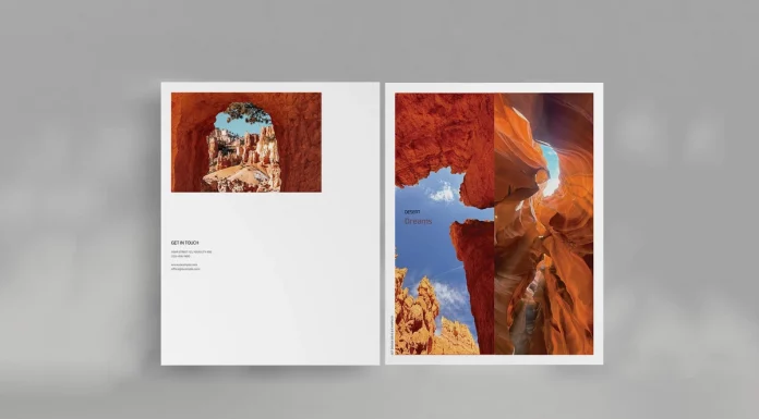 US Letter Size Brochure Template by Refresh for Adobe InDesign