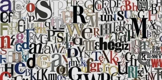 The difference between font and typeface.