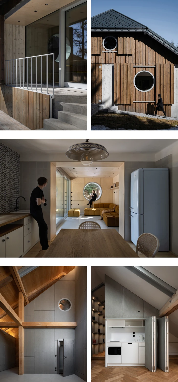 Borová Lada Cottage by Studio Plyš