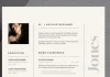 This is a super elegant resume/CV template with cover letter by ContestDesign for Adobe InDesign.