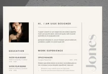 Beyond the Bullet Point: This Resume Template Is Your Visual Handshake This is a super elegant resume/CV template with cover letter by ContestDesign for Adobe InDesign.