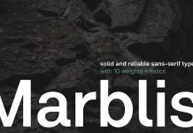 Marblis Font Family by Fincker Font Cuisine
