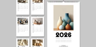 How to Achieve Aesthetic Clarity with the Minimalist Adobe InDesign Wall Calendar Template for 2026 Minimalist Adobe InDesign Wall Calendar Design Template for 2026 by ContestDesign