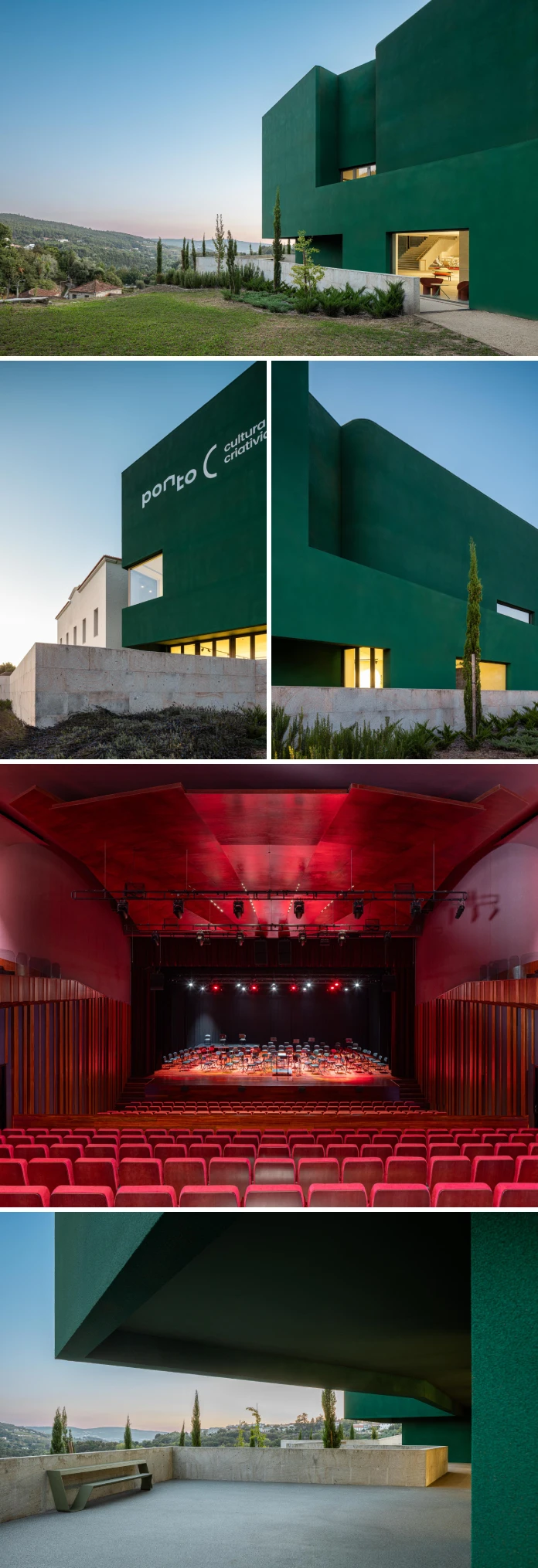 Ponto C – Cultura e Criatividade, designed by Galeria Gabinete and photographed by Ivo Tavares