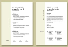 This InDesign Resume Layout Will Get You Hired. Here’s Why. A Professional InDesign Resume (CV) and Cover Letter Template by ContestDesign in a Minimalist Layout.