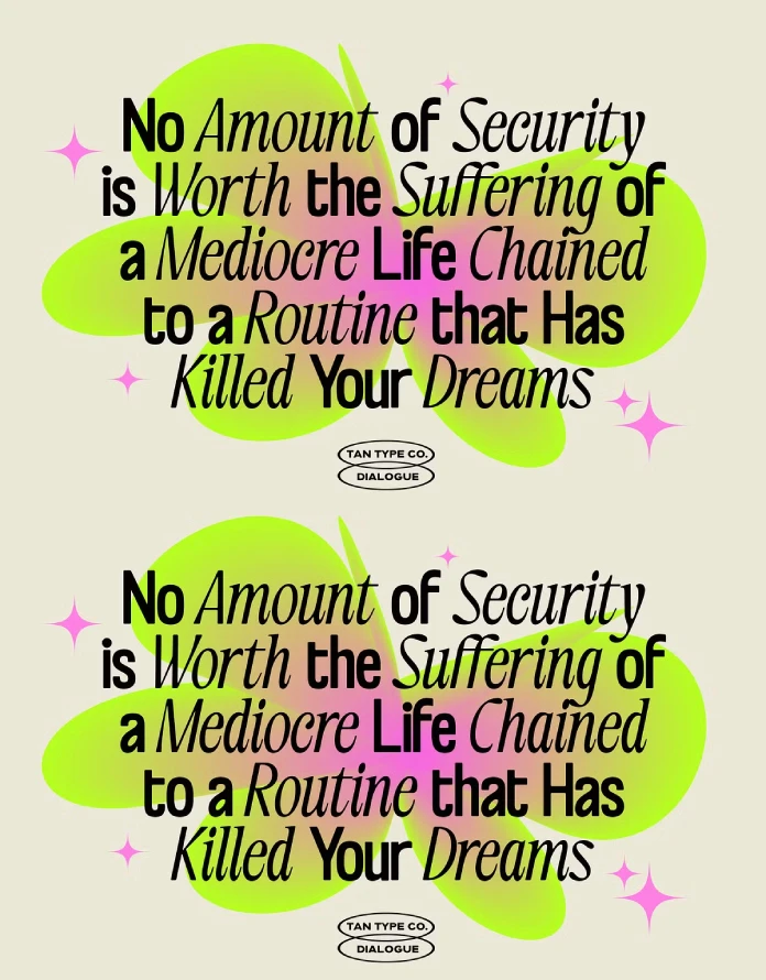 TAN DIALOGUE Font Duo by TanType