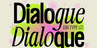 TAN DIALOGUE Font Duo by TanType