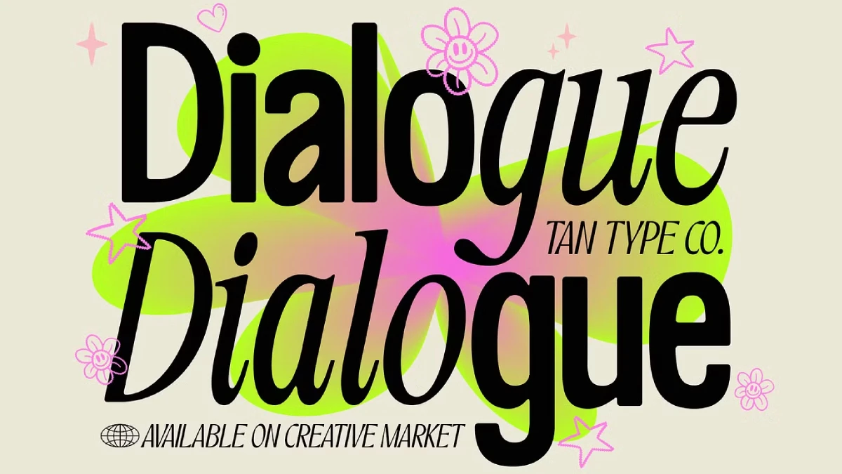 TAN DIALOGUE Font Duo by TanType TAN DIALOGUE Font Duo by TanType