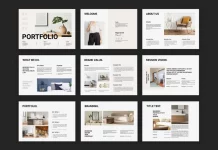 Download This Stunning Adobe InDesign Brand Portfolio Landscape Brochure Template and Showcase Your Design Adobe InDesign Brand Portfolio Landscape Brochure Template by PixWork