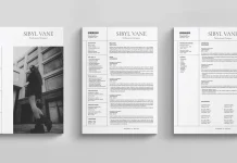 Resume Layout Strategy: Why This Minimalist InDesign Template Is Not Your Ordinary CV Minimalist Resum/CV and Cover Letter Template Design with Photo Space by RedGiant for Adobe InDesign