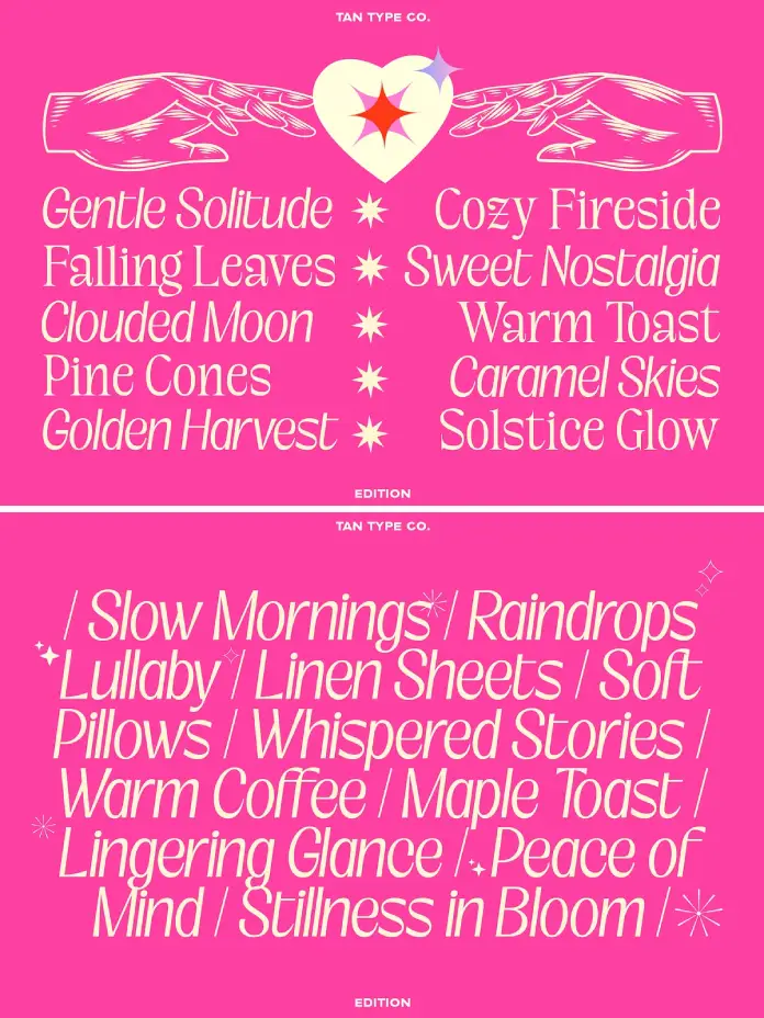 TAN Edition Typeface by TanType