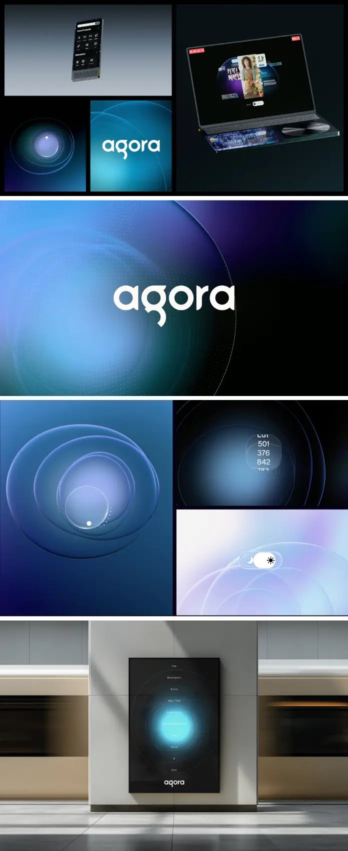 Agora branding by The Collected Works