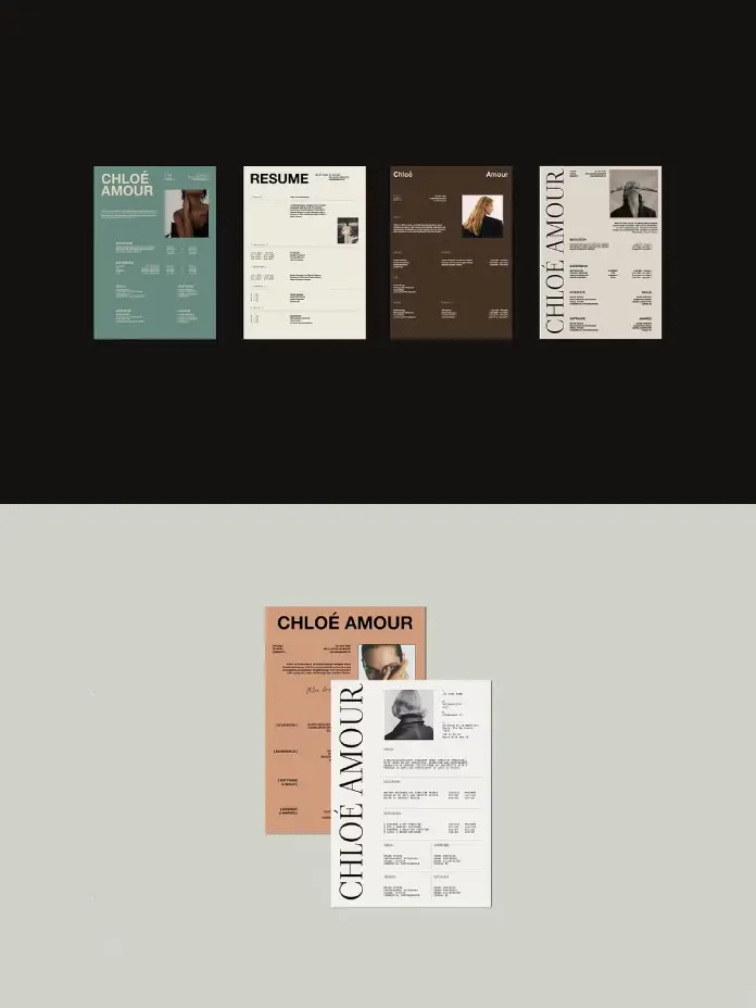 BLEU Resume Template Kit by Studio Brand for Canva and Adobe InDesign