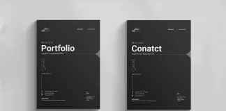 This Portfolio Brochure Template is the Architect of Your Visual Identity Customizable A4 Portfolio Brochure Template by GraphicArtist for Adobe InDesign