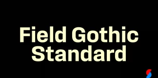 Field Gothic Standard Font Family by Signal Type Foundry