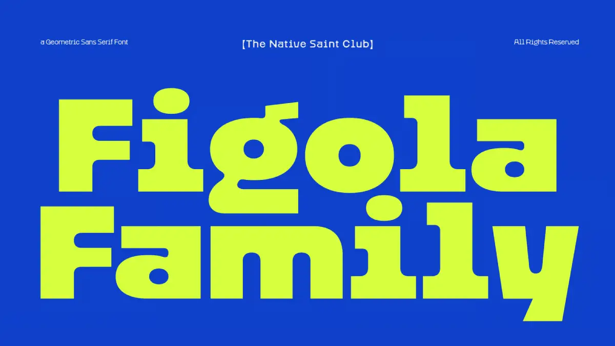 Figola Font Family by The Native Saint Club Figola Font Family by The Native Saint Club