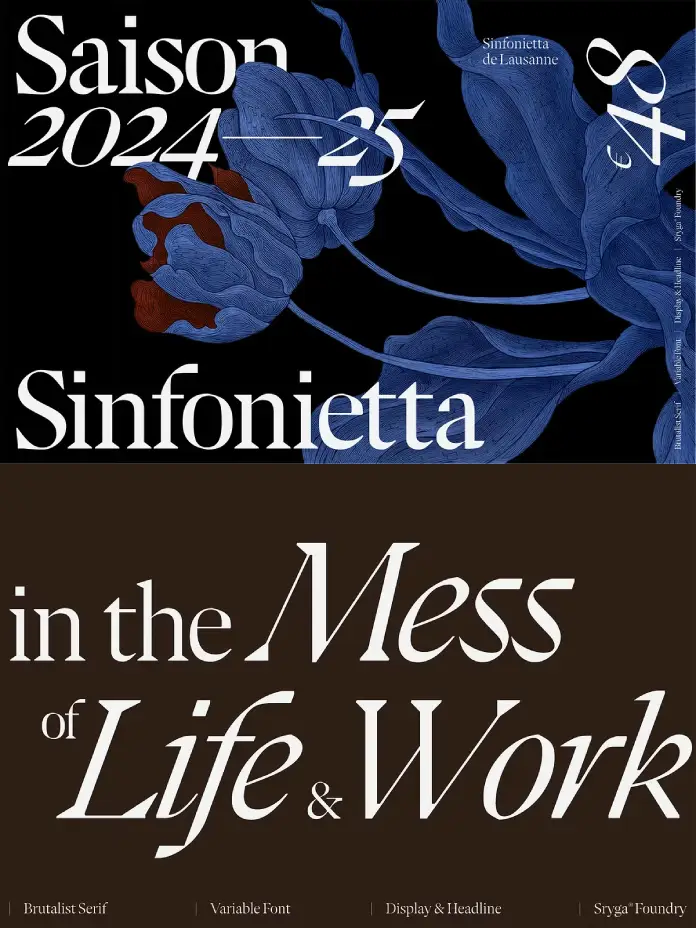 Kaguci — Futuristic Brutalist Serif Font by Sryga