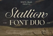 Stallion Font Duo by Suza Studio