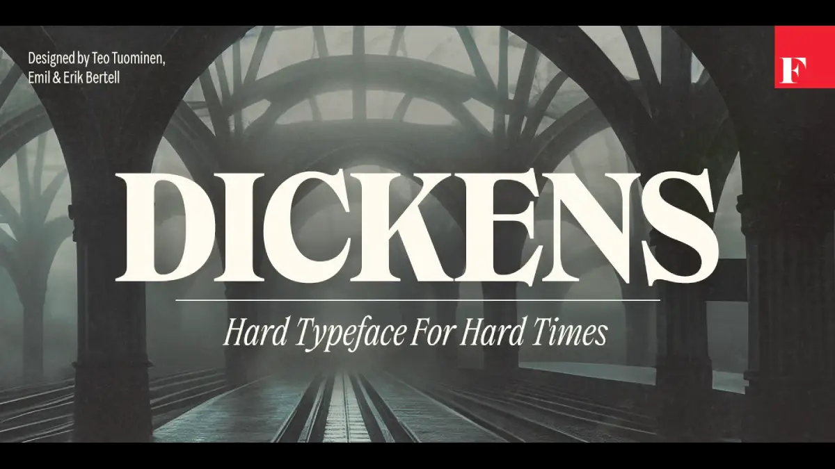 Dickens font family by Fenotype Dickens font family by Fenotype