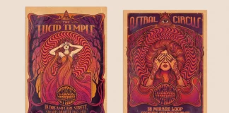 Psychedelic Party Poster and Flyer Layouts: Blackcatstudio’s Mystical Photoshop Templates for Awesome Event Design Mystical Psychedelic Party Event Poster and Flyer Layout Set by Blackcatstudio for Adobe Photoshop.