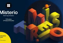 Pixelbuddha's Misterio Shader Brushes for Adobe Photoshop, Adobe Illustrator, Affinity Designer, and Procreate