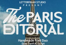 The Paris Editorial Font Duo by Letter Fresh