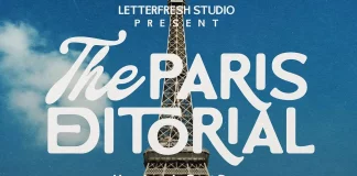 The Paris Editorial Font Duo by Letter Fresh