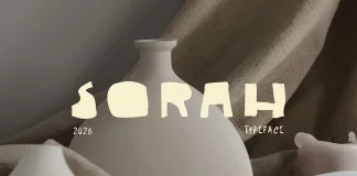 Sorah Typeface by Megflags